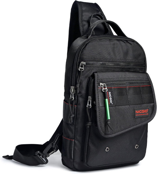 Sling Bags, Chest Shoulder Backpacks Crossbody Purse Outdoor Chest Bag Travel Backpack for Men Women